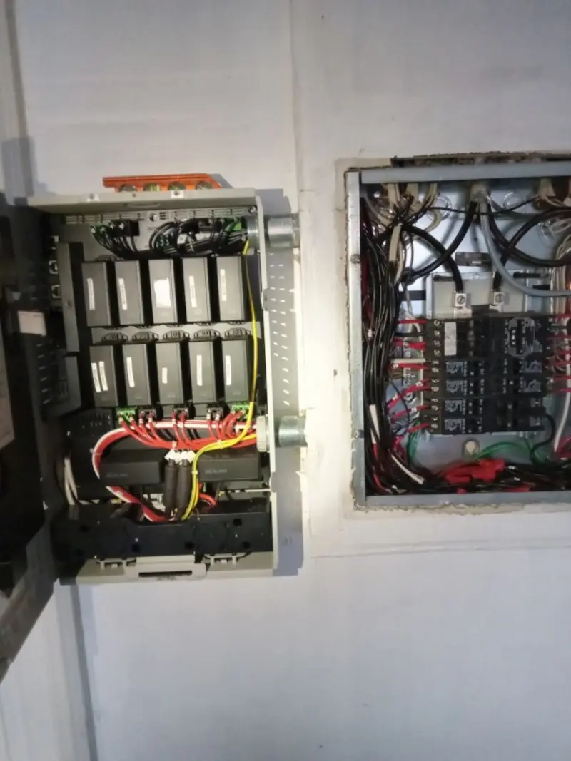 Electrical panel upgrade completed for Indoor Lighting Installation in Moraine